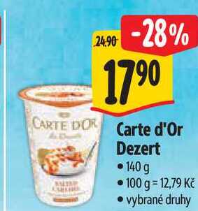 Carte d'Or A Dezert, 140 g 