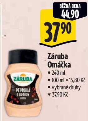 Záruba Omáčka, 240 ml
