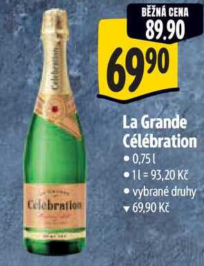 La Grande Célébration, 0,75 l