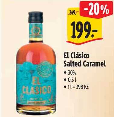 El Clásico Salted Caramel, 0,5 l