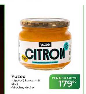 Yuzee nápojový koncentrát 550g