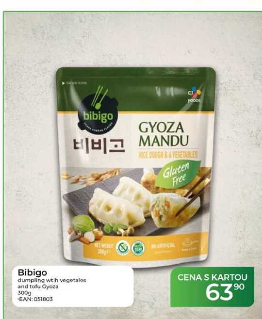 Bibigo dumpling wtih vegetales and tofu Gyoza 300g