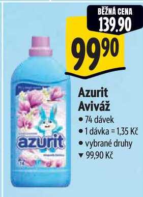 Azurit Aviváž, 74 dávek
