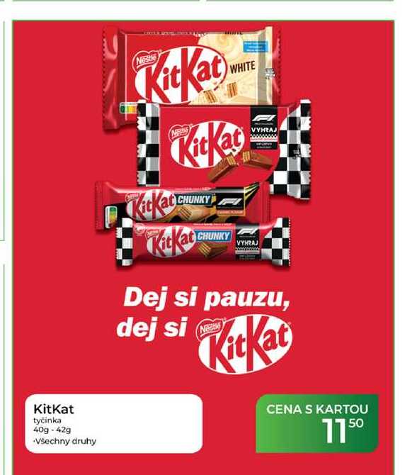 KitKat tyčinka 40g-42g