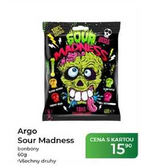 Argo Sour Madness bonbóny 60g
