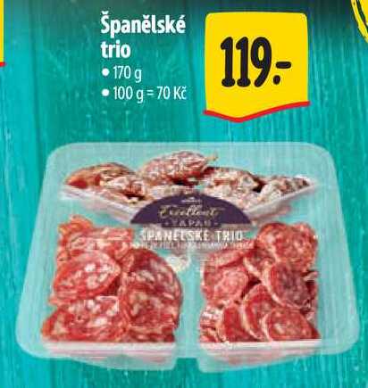 Španělské trio, 170 g