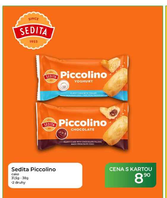 Sedita Piccolino cake 31,5g-38g