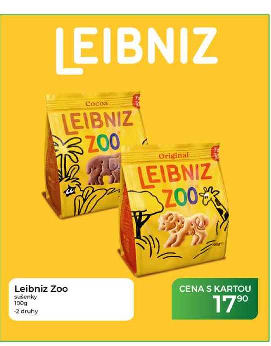Leibniz Zoo sušenky 100g  