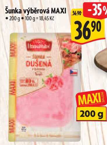 Šunka výběrová MAXI, 200 g