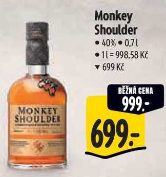 Monkey Shoulder, 0,7 l