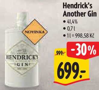 Hendrick's Another Gin, 0,7 l