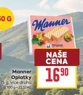 Manner Oplatky 75 g