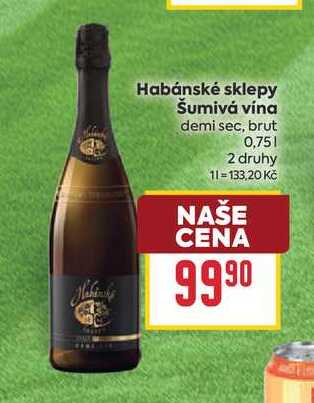 Habánské sklepy Šumivá vína 0,75l