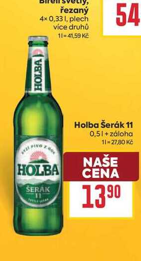 Holba šerák 11 0,5l