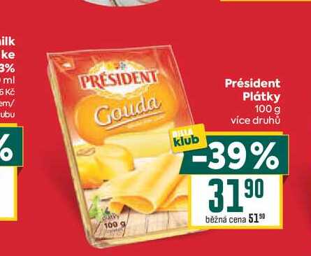 Président Plátky 100 g