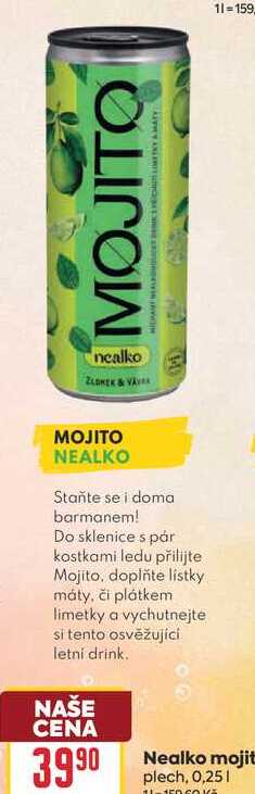 Nealko mojito 0,25l