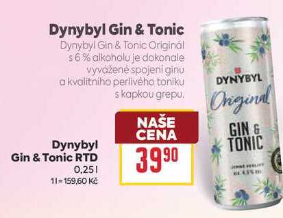 Dynybyl Gin & Tonic RTD 0,25l