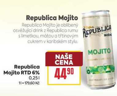 Republica Mojito RTD 6% 0,25l