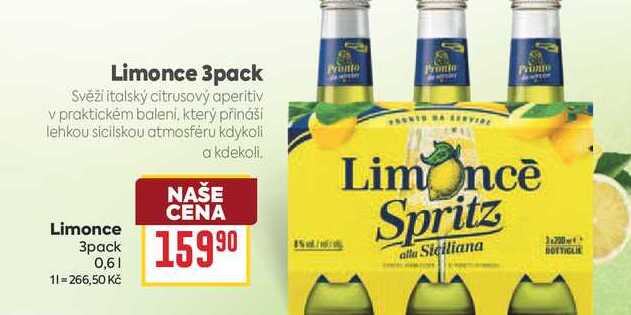 Limonce 3pack 0,6l