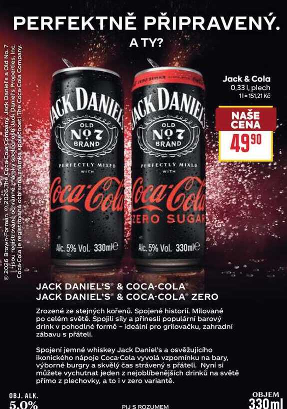 Jack & Cola 0,33l