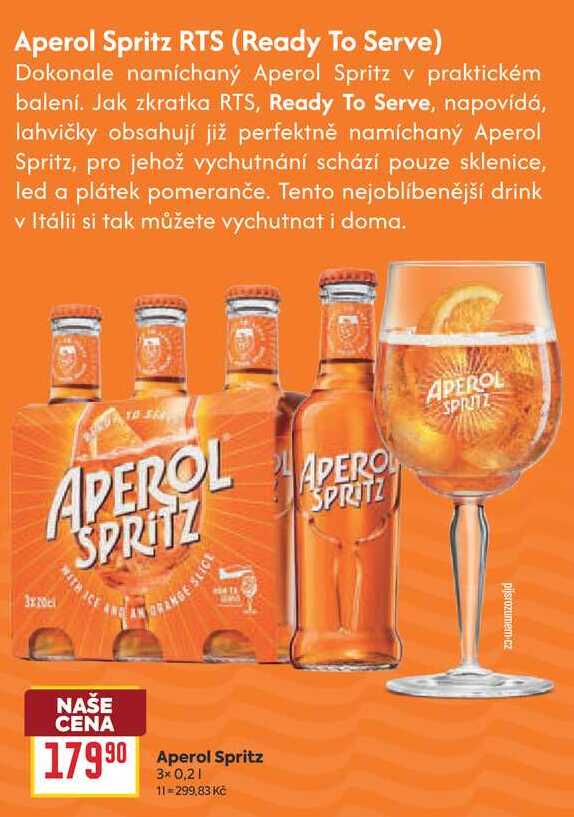 Aperol Spritz 3x 0,2l