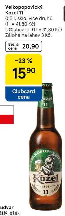 Velkopopovický Kozel 11, 0.5 l