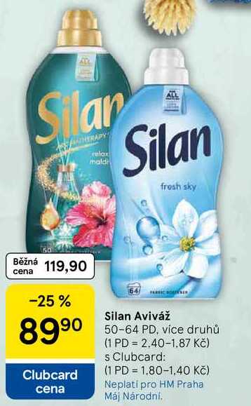Silan Aviváž, 50-64 PD, více druhů 