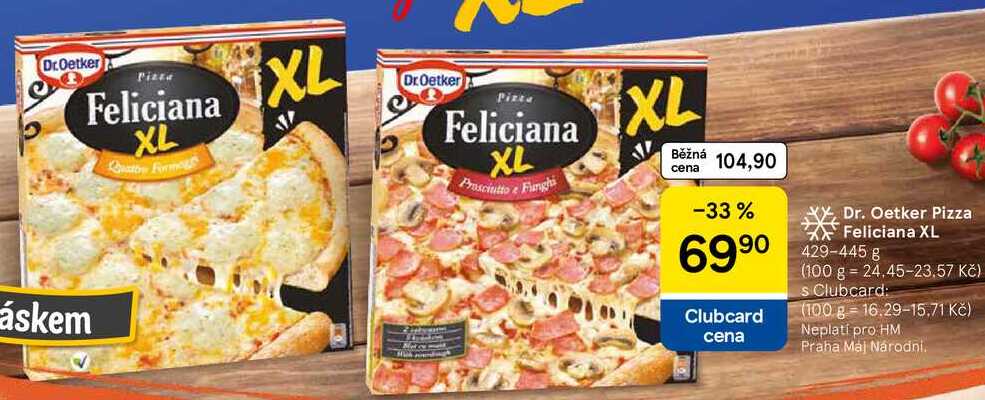 Dr.Oetker Pizza Feliciana XL, 429-445 g