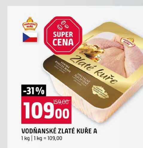 VODŇANSKÉ ZLATÉ KUŘE A 1 kg