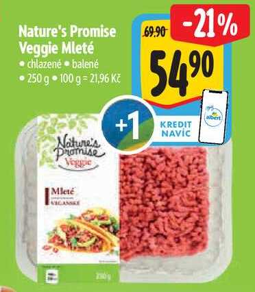 Nature's Promise Veggie Mleté, 250 g