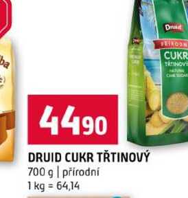 DRUID CUKR TŘTINOVÝ 700 g přírodní