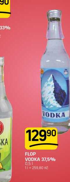 FLOP VODKA 37,5% 0,5l