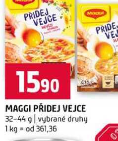MAGGI PŘIDEJ VEJCE 32-44 g vybrané druhy 