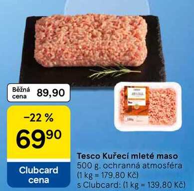 Tesco Kuřecí mleté maso, 500 g