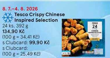 Tesco Crispy Chinese Inspired Selection, 24 ks, 392 g  