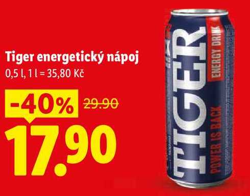 Tiger energetický nápoj, 0,5 1