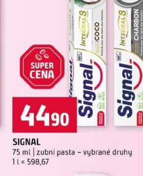 SIGNAL 75 ml zubni pasta vybrané druhy