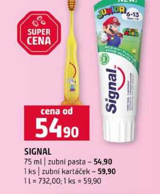 SIGNAL 75 ml zubní pasta 1 ks zubní kartáček