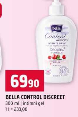 BELLA CONTROL DISCREET 300 ml intimní gel