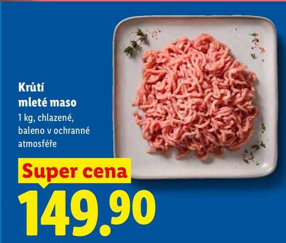 Krůtí mleté maso, 1 kg