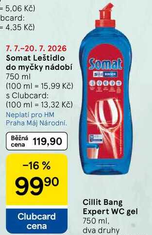 Somat Leštidlo do myčky nádobí Somat, 750 ml