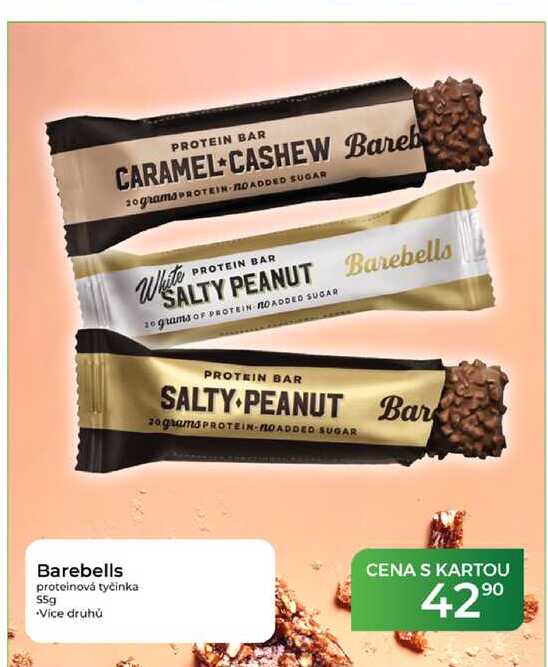 Barebells proteinová tyčinka 55g