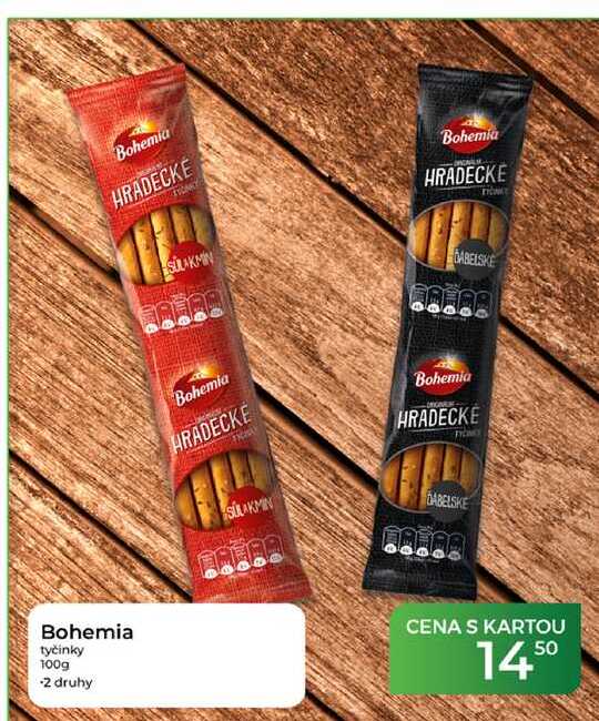 Bohemia tyčinky 100g 