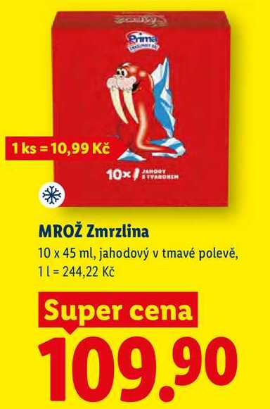 MROŽ Zmrzlina, 10 x 45 ml