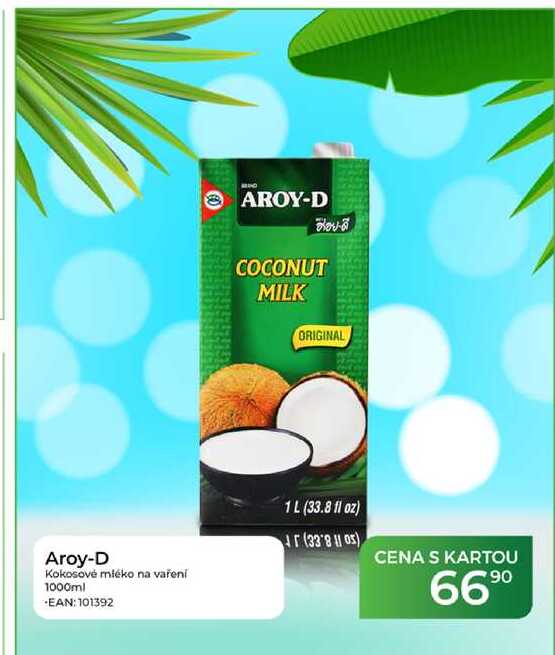 Aroy-D Kokosové mléko na vaření 1000ml