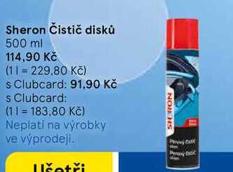 Sheron Čistič disků, 500 ml  