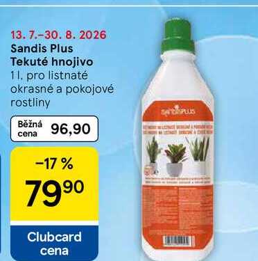 Sandis Plus Tekuté hnojivo, 1 l