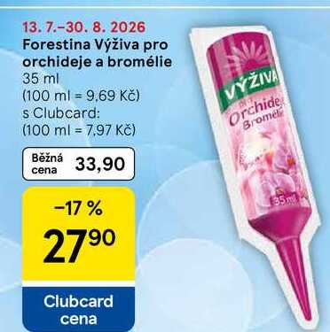 Forestina Výživa pro orchideje a bromélie, 35 ml