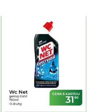 Wc Net gelový čistič 750ml