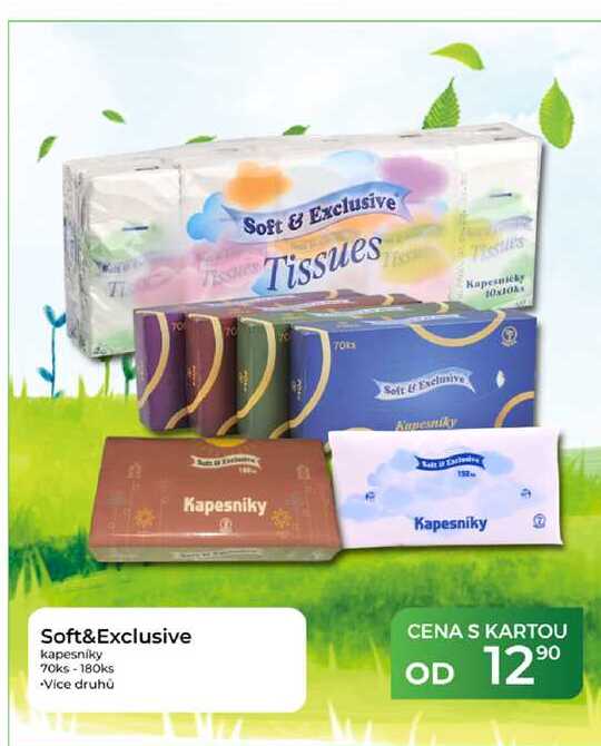 Soft&Exclusive kapesníky 70ks -180ks